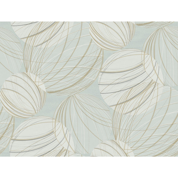 Kravet Design - W4155-511 Blue Wallcovering | Kravet