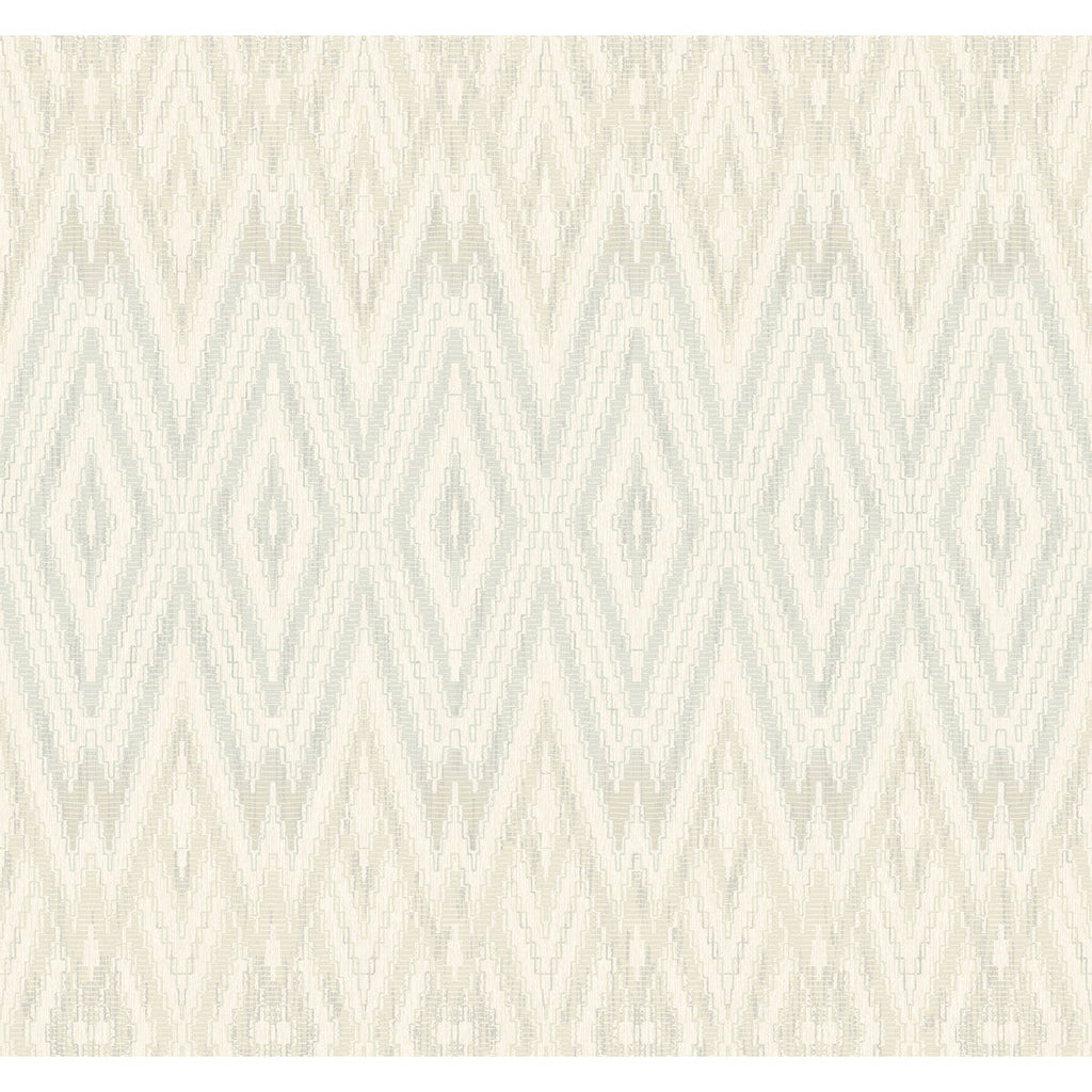 Kravet Design - W4156-11 Grey | Kravet Design | Candice Olson Casual Elegance |Diamond Herringbone/Tweed Wallcovering Print