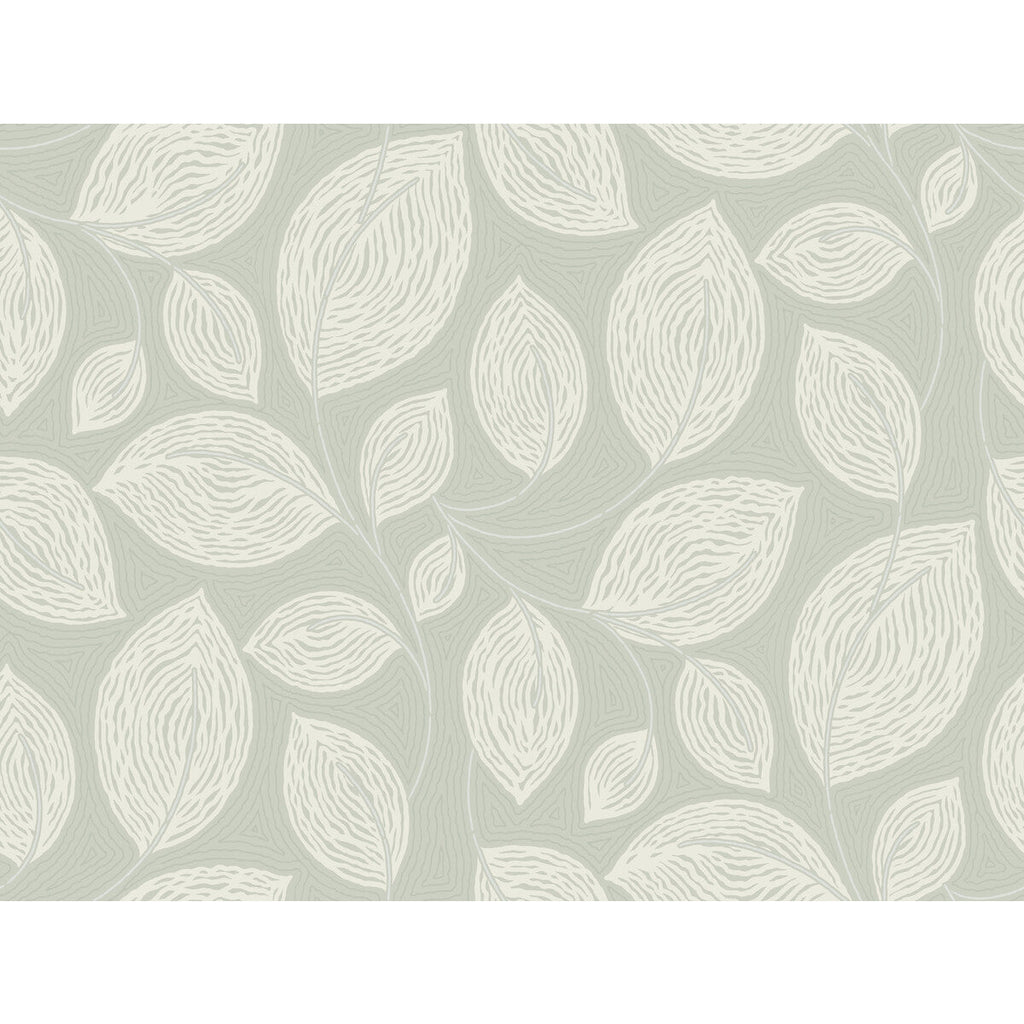Kravet Design - W4157-23 Green | Kravet Design | Candice Olson Casual Elegance | Botanical & Floral Texture Wallcovering Print