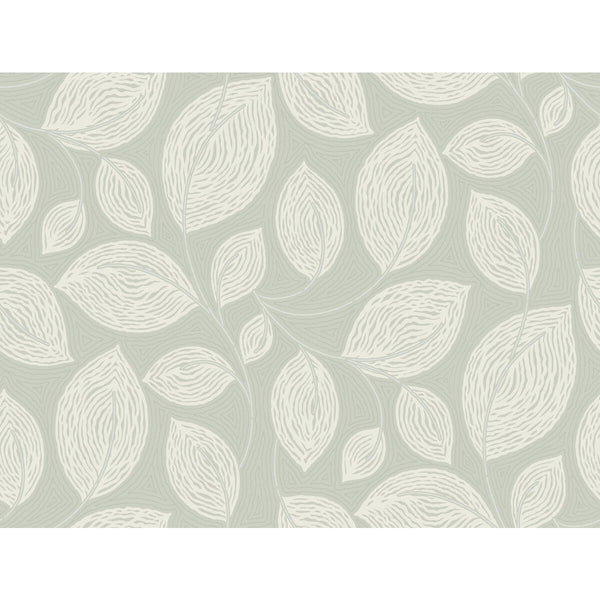 Kravet Design - W4157-23 Green | Kravet Design | Candice Olson Casual Elegance | Botanical & Floral Texture Wallcovering Print