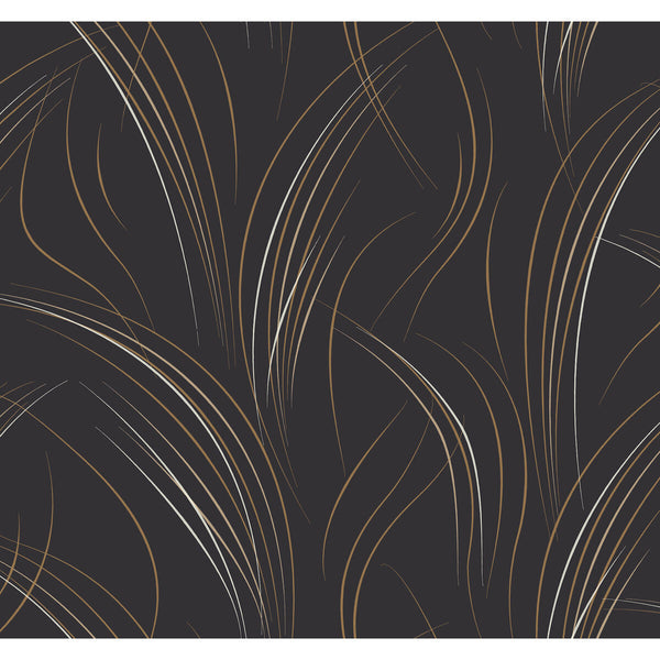 Kravet Design - Charcoal Gray Wallcovering | Kravet