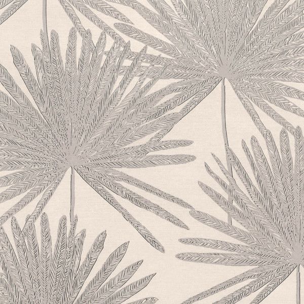 Pacaya Silver - Birch Wallcovering | Romo
