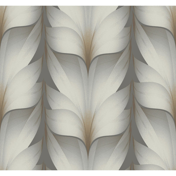 Kravet Design - W4162-11 Grey Wallcovering | Kravet