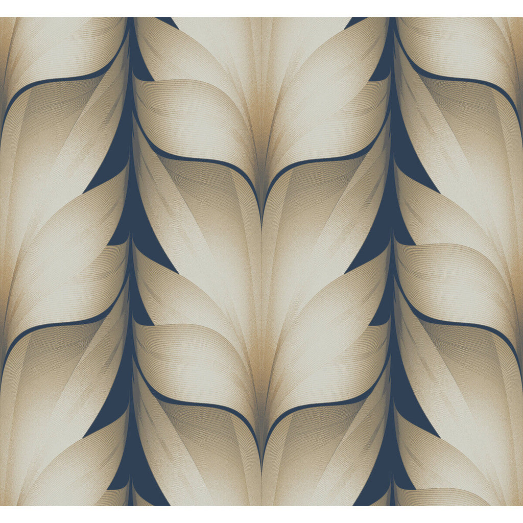 Kravet Design - W4162-50 Blue | Kravet Design | Candice Olson Casual Elegance | Botanical & Floral Wallcovering Print