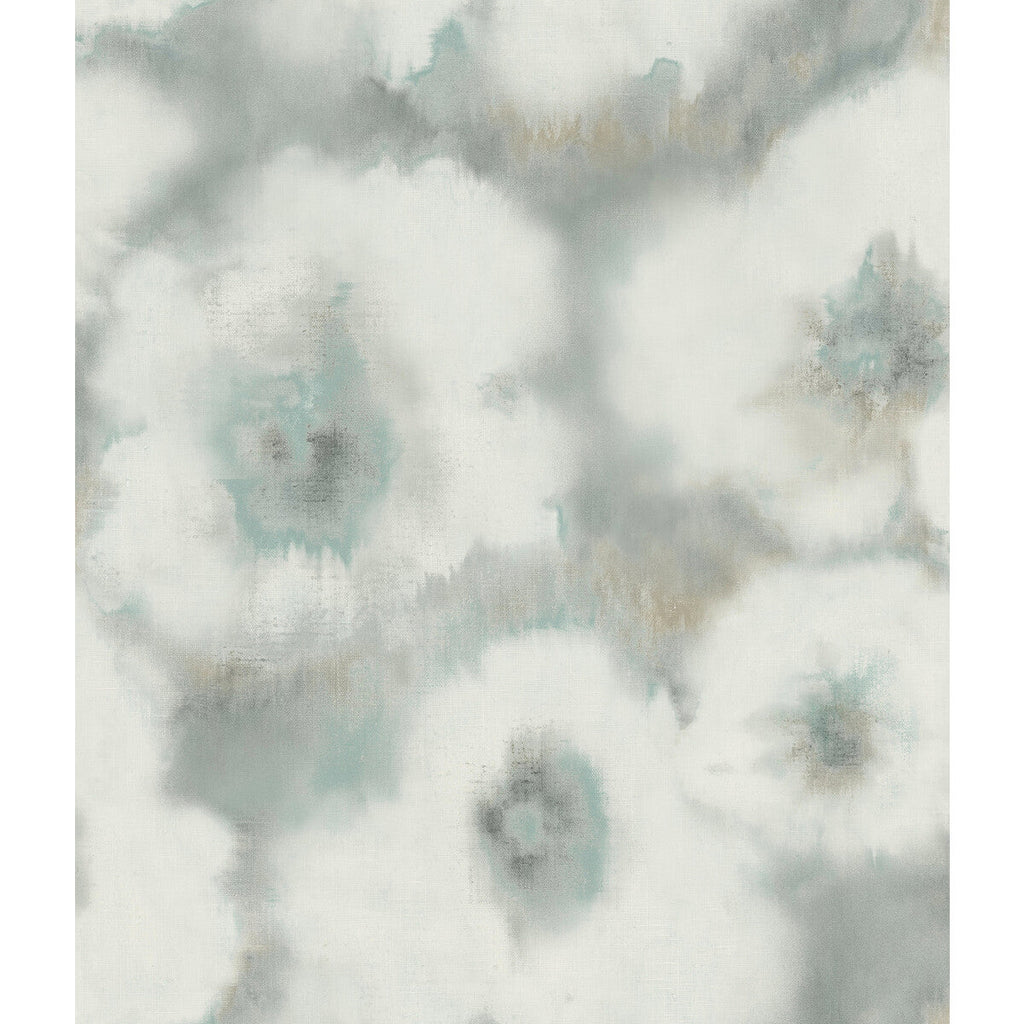 Kravet Design - W4163-35 Turquoise | Kravet Design | Candice Olson Casual Elegance | Botanical & Floral Wallcovering Print