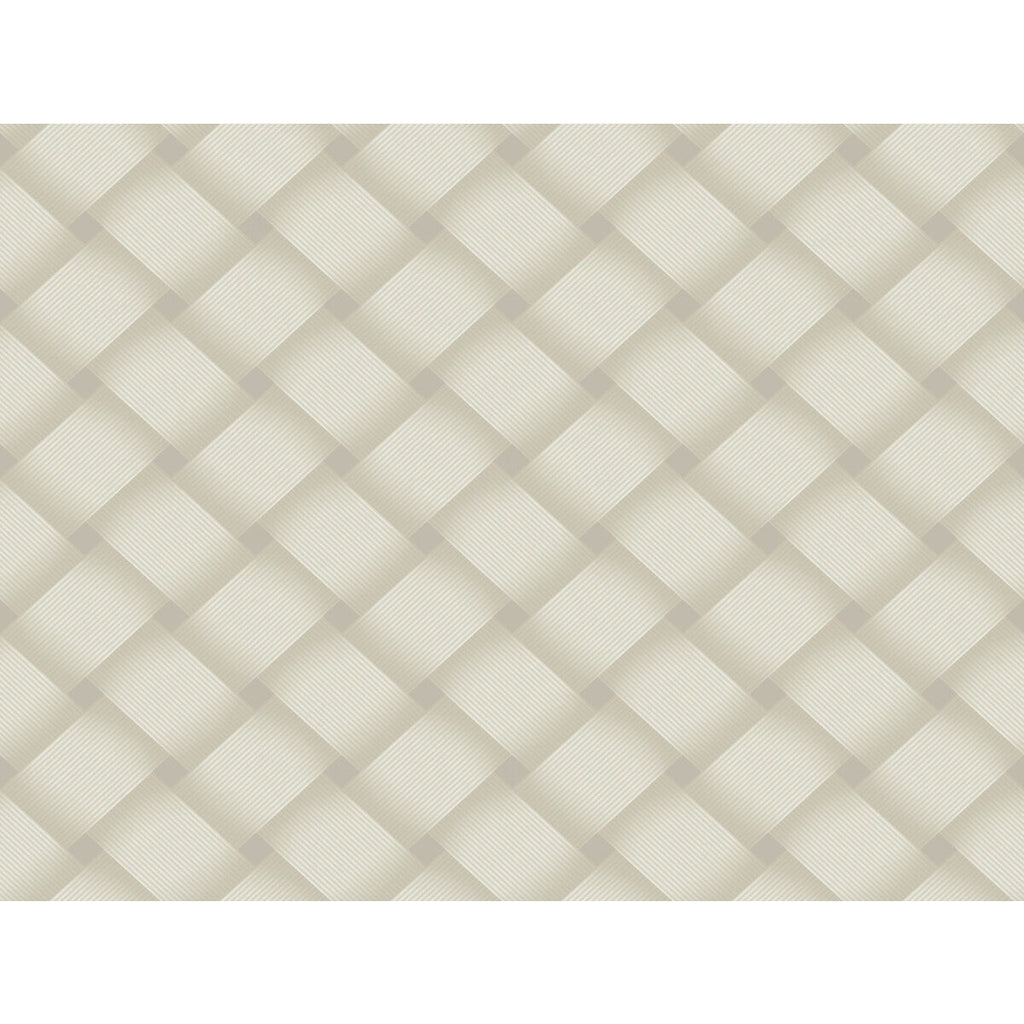 Kravet Design - W4164-11 Grey | Kravet Design | Candice Olson Casual Elegance | Lattice/Scrollwork Wallcovering Print