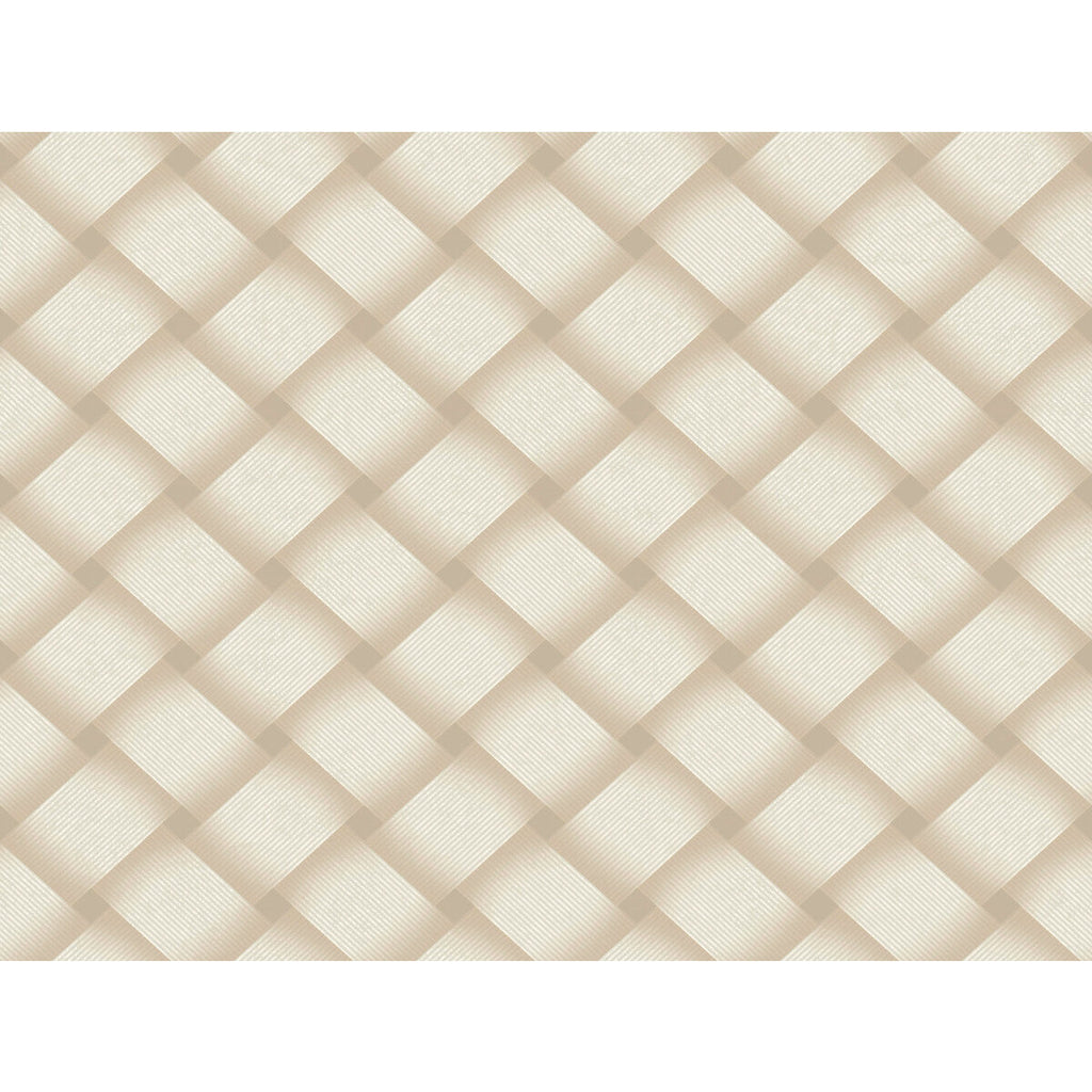 Kravet Design - W4164-16 Beige | Kravet Design | Candice Olson Casual Elegance | Lattice/Scrollwork Wallcovering Print