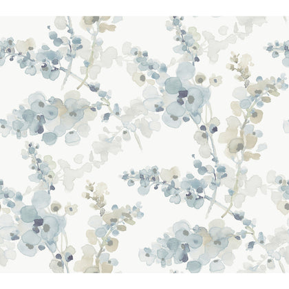 Kravet Design - W4165-511 Blue Wallcovering | Kravet