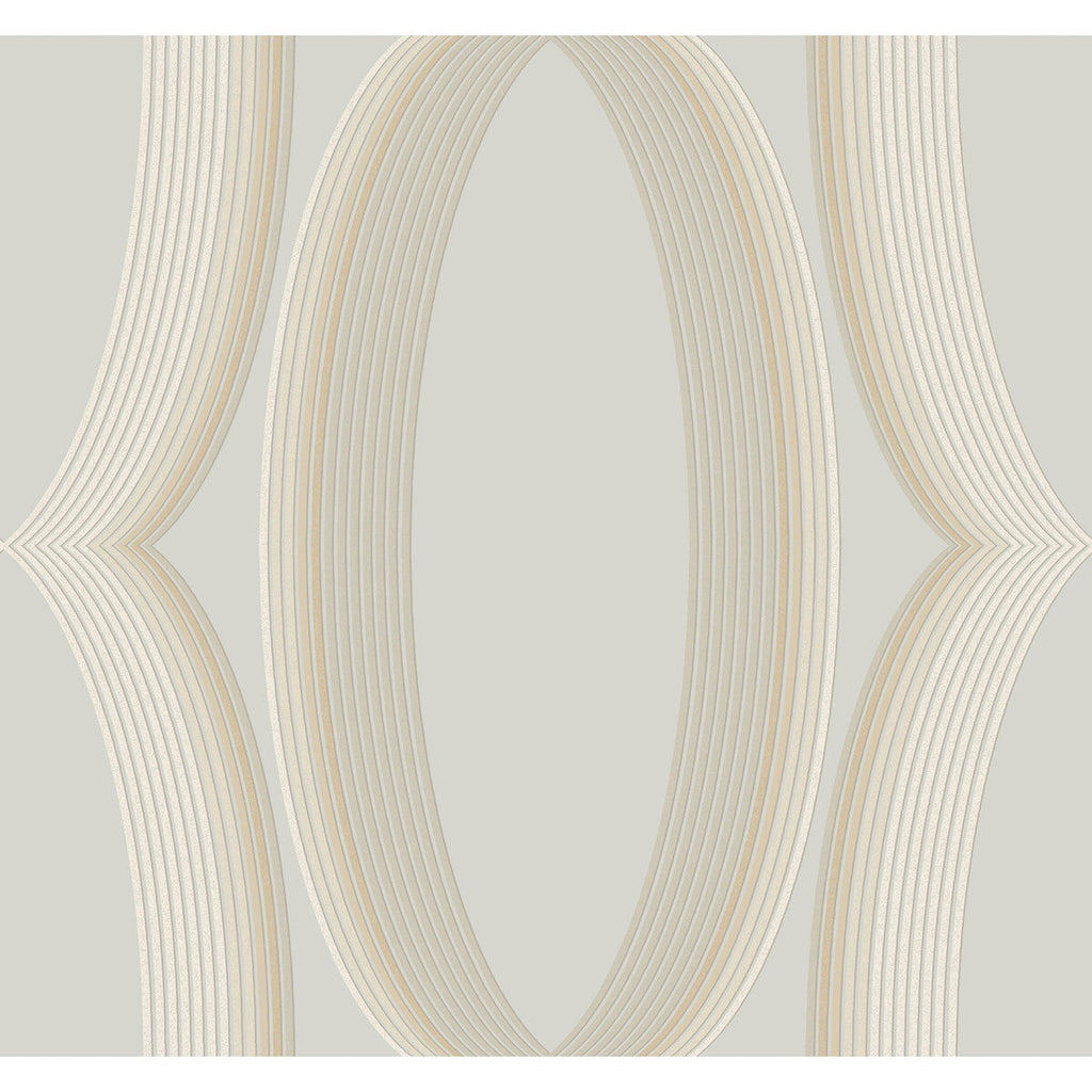 Kravet Design - W4166-106 Taupe | Kravet Design | Candice Olson Casual Elegance | Geometric Wallcovering Print