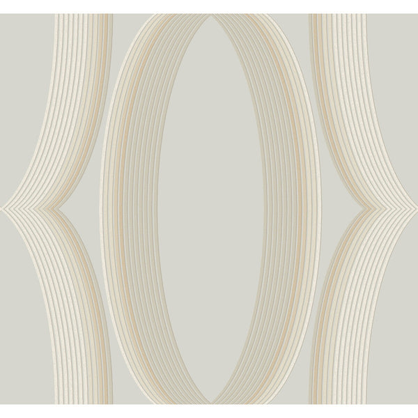 Kravet Design - W4166-106 Taupe | Kravet Design | Candice Olson Casual Elegance | Geometric Wallcovering Print