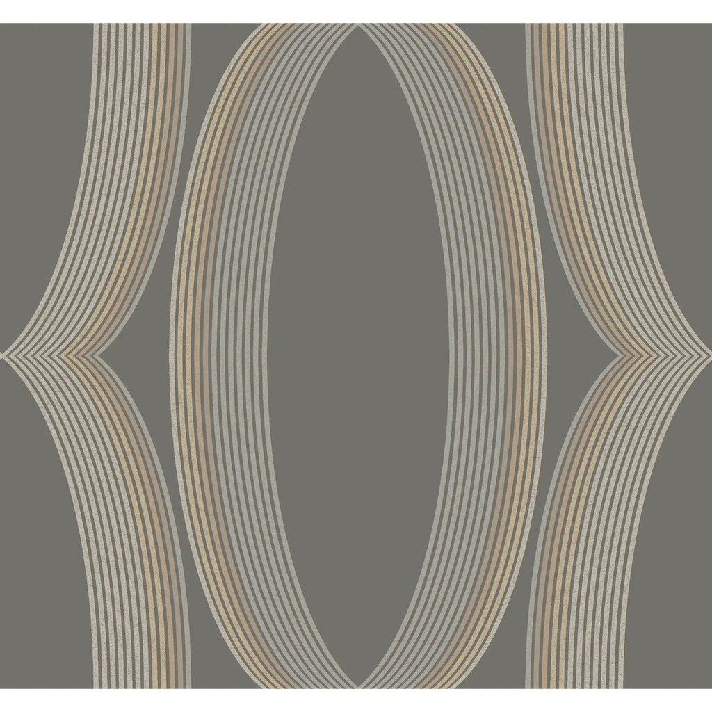 Kravet Design - W4166-21 Grey | Kravet Design | Candice Olson Casual Elegance | Geometric Wallcovering Print