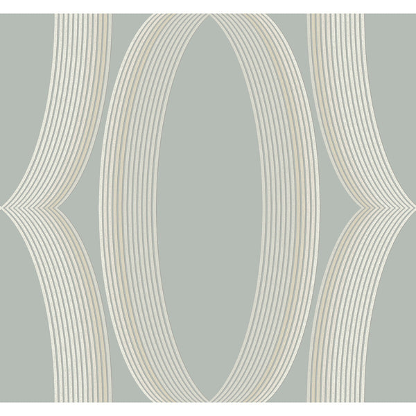 Kravet Design - W4166-511 Blue Wallcovering | Kravet