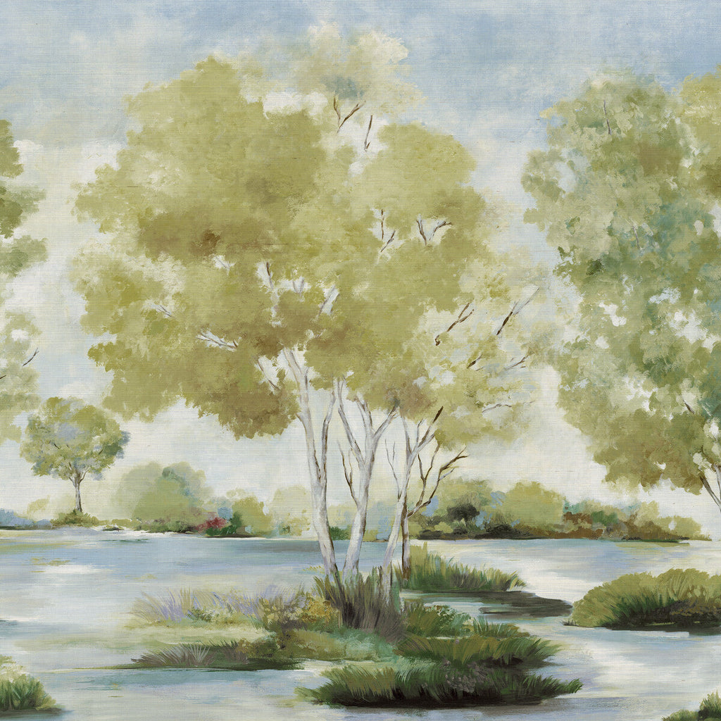 Kravet Design - W4175-330 Sage | Kravet Design | Panel Designs | Botanical & Floral Wallcovering Print