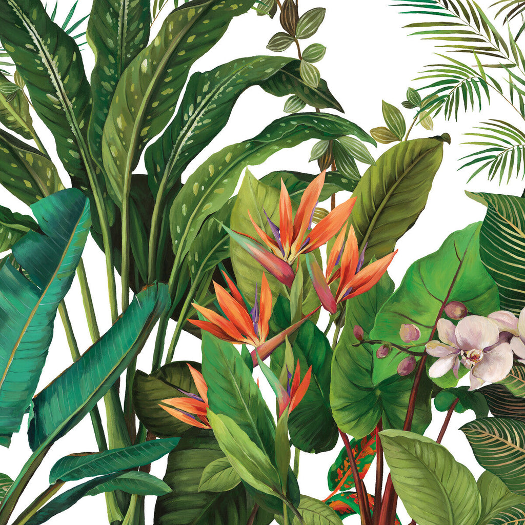 Kravet Design - W4180-312 Orange | Kravet Design | Panel Designs | Botanical & Floral Wallcovering Print