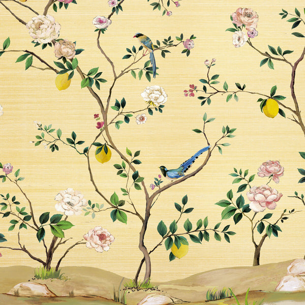 Kravet Design - W4188-340 Citron Commercial Wallcovering | Kravet