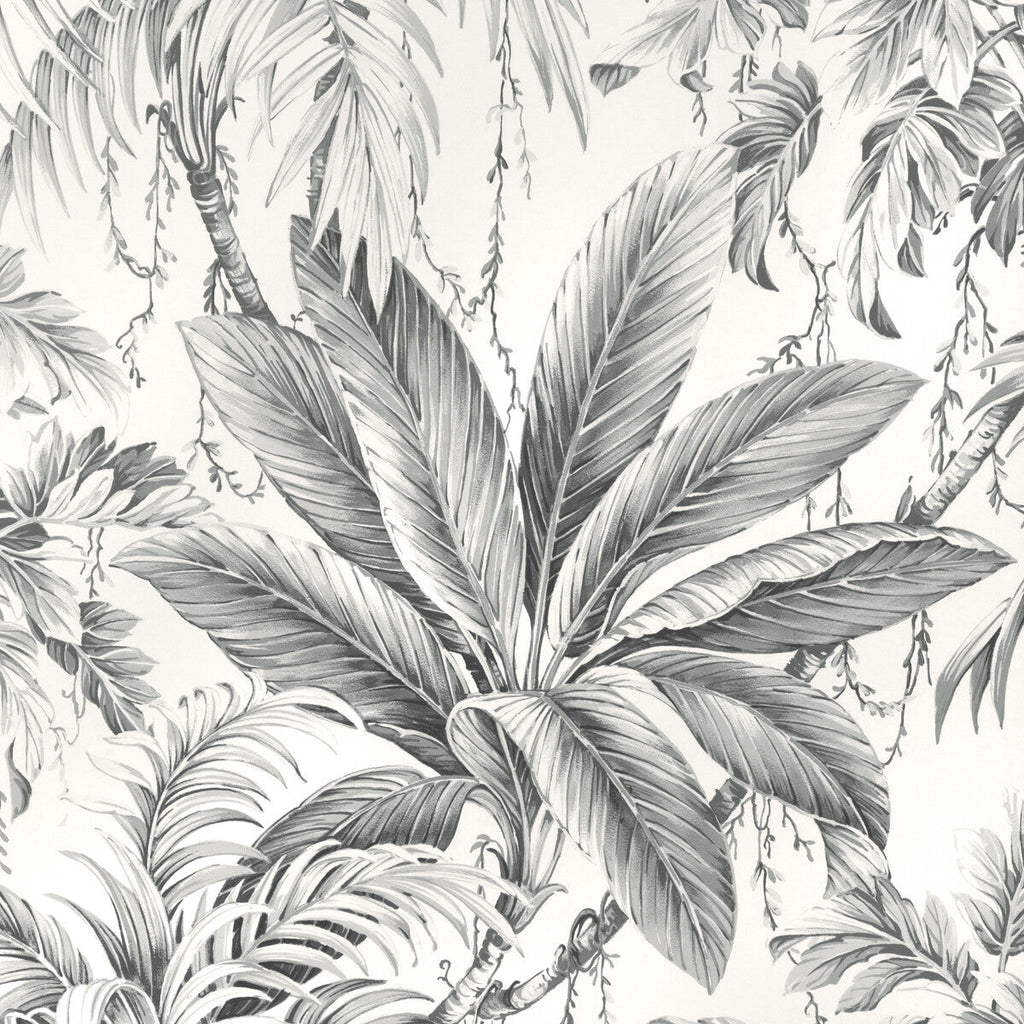 Kravet Design - W4190-11 Grey | Kravet Design | Studio Collection | Botanical & Floral Wallcovering Print