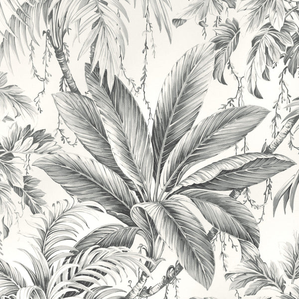 Kravet Design - W4190-11 Grey | Kravet Design | Studio Collection | Botanical & Floral Wallcovering Print