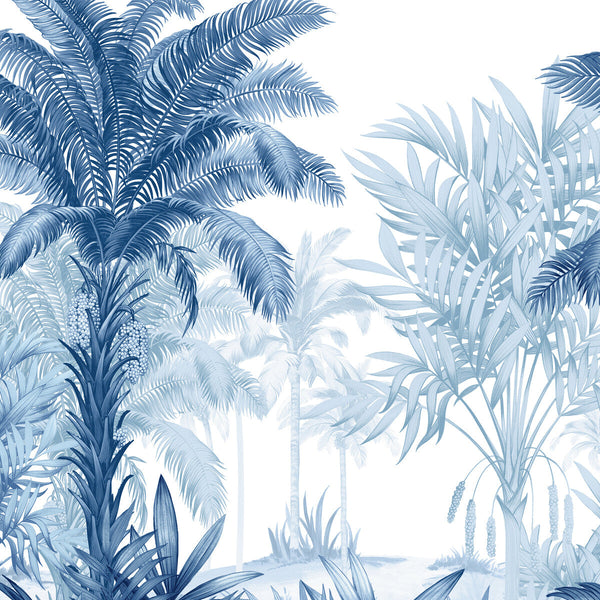 Kravet Design - W4192-50 Blue | Kravet Design | Panel Designs | Botanical & Floral Wallcovering Print