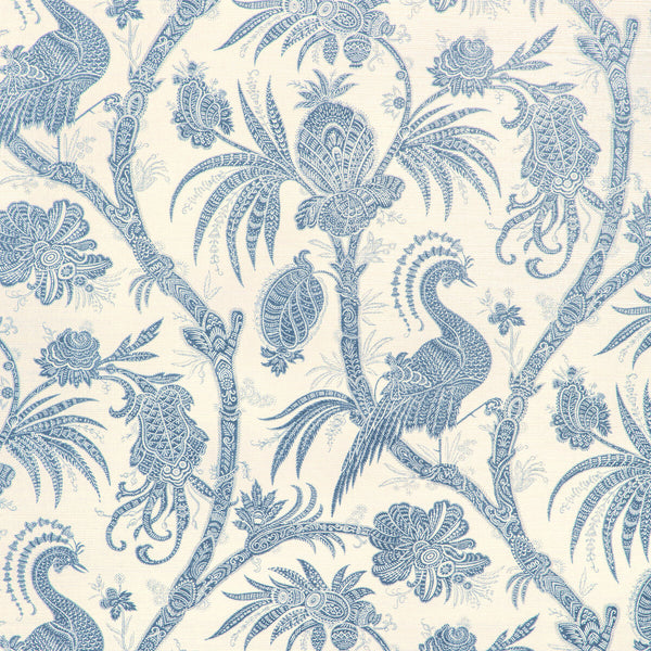 Kravet Design - W4200-15 Light Blue | Kravet Design | Studio Collection | Animal/Insects Botanical & Floral Wallcovering Print