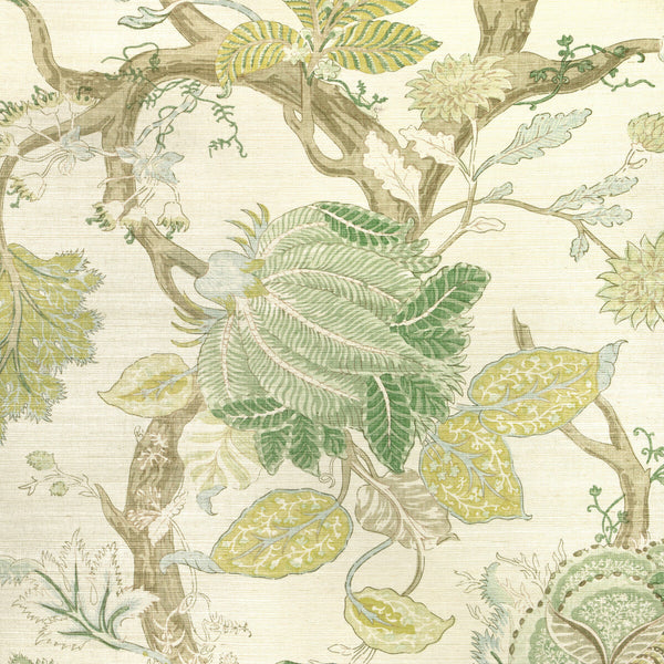 Kravet Design - W4201-23 Green Natural Wallcovering | Kravet