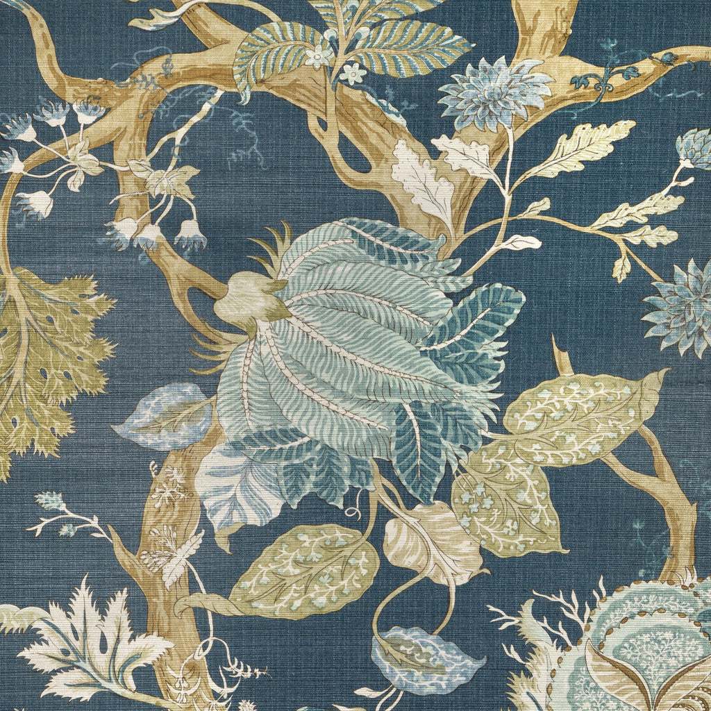 Kravet Design - W4201-535 Dark Blue | Kravet Design | Studio Collection | Botanical & Floral Wallcovering Print