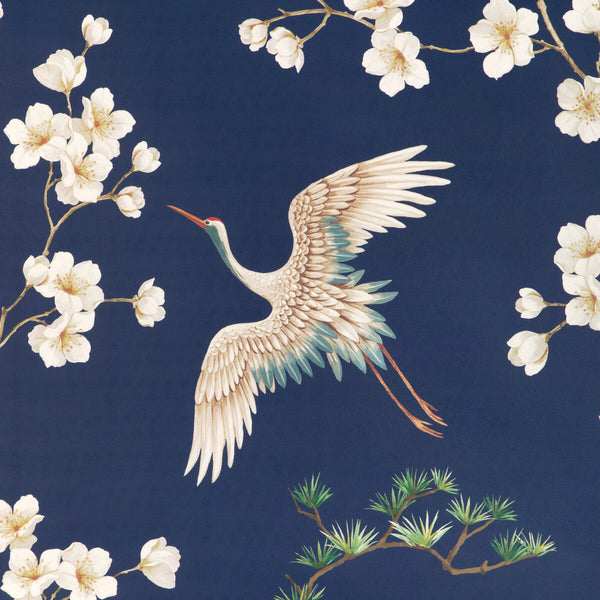 Kravet Design - W4207-516 Blue Wallcovering | Kravet