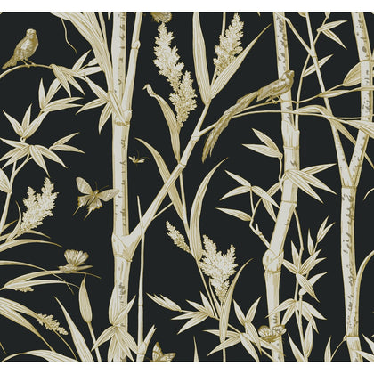 Kravet Design - W4238-84 Black Wallcovering | Kravet