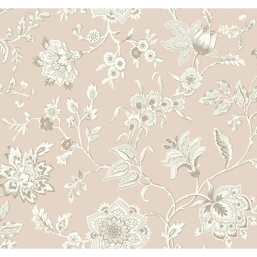 Kravet Design - W4242-7 Blue | Kravet Design | Toiles Resource Library | Botanical & Floral Wallcovering Print