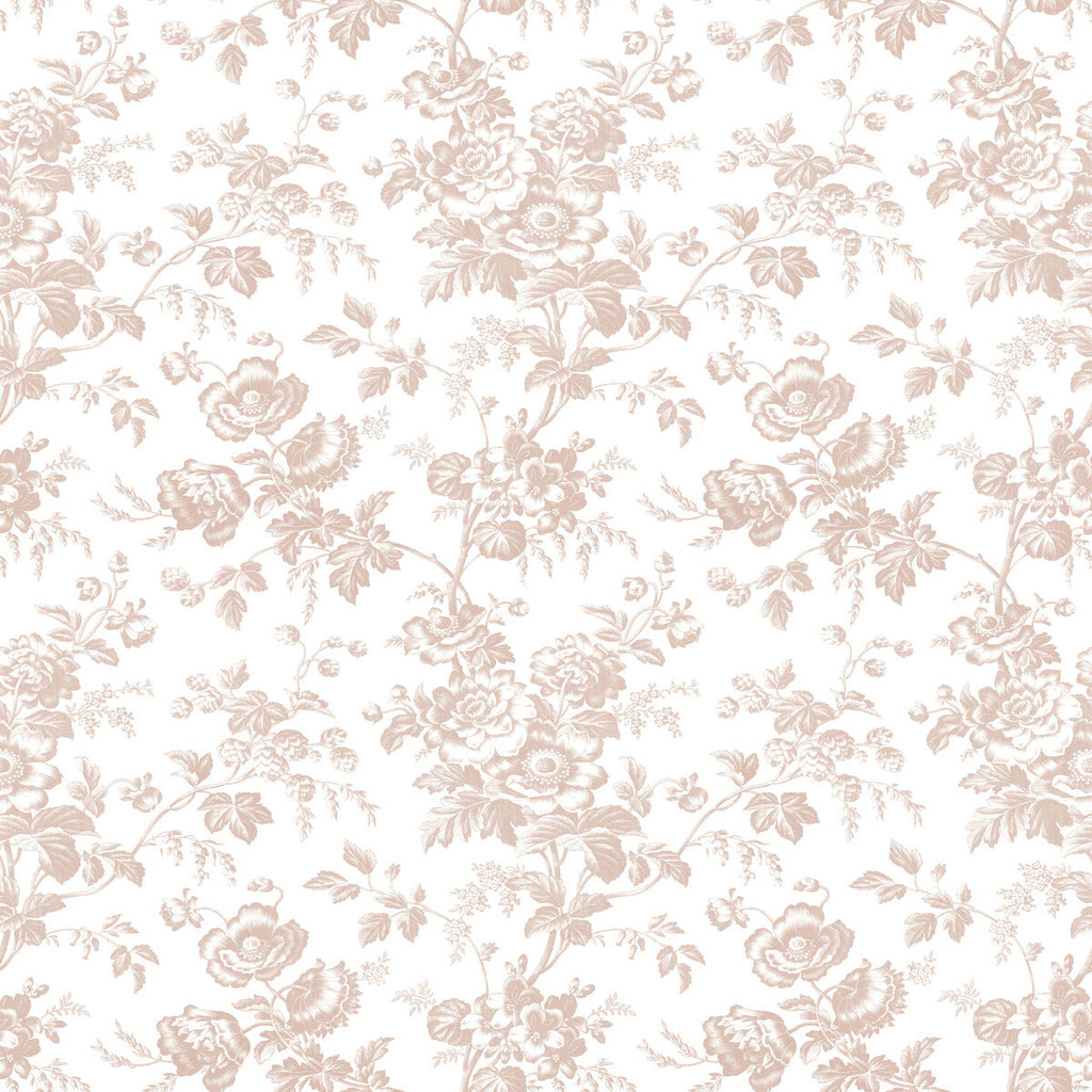 Kravet Design - W4243-77 Pink | Kravet Design | Toiles Resource Library | Botanical & Floral Wallcovering Print