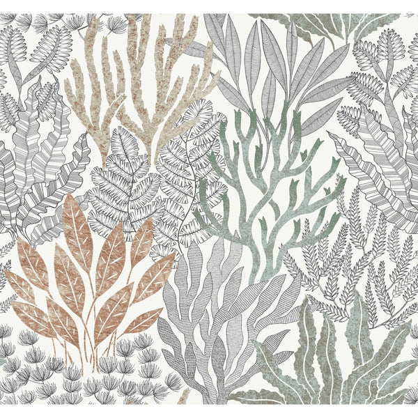 Kravet Design - W4246-24 Rust | Kravet Design | Toiles Resource Library | Botanical & Floral Wallcovering Print