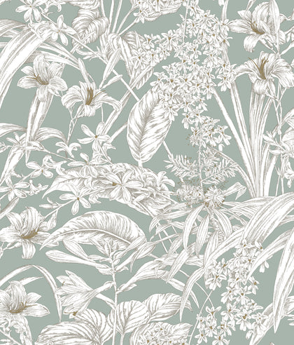 Kravet Design - W4248-13 Turquoise Wallcovering | Kravet