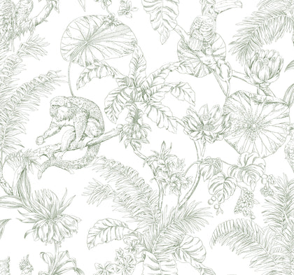Kravet Design - Sage Green Wallcovering | Kravet