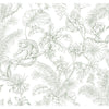 Kravet Design - W4250-31 Green | Kravet Design | Toiles Resource Library | Animal/Insects Botanical & Floral Wallcovering Print