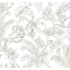 Kravet Design - W4250-6 Brown | Kravet Design | Toiles Resource Library | Animal/Insects Botanical & Floral Wallcovering Print