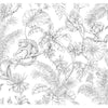 Kravet Design - W4250-8 Black | Kravet Design | Toiles Resource Library | Animal/Insects Botanical & Floral Wallcovering Print