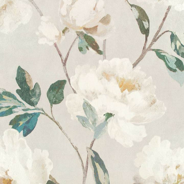 Odelia - Silver Wallcovering | Romo