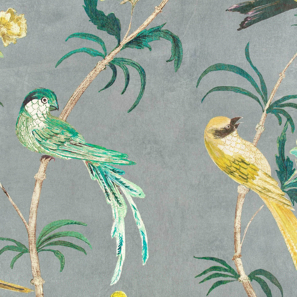 Pluma Wallpaper Jade | Romo Europe