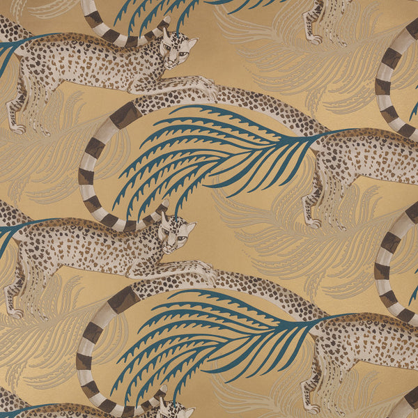 Delilah Vintage, Gold Wallcoverings | Romo