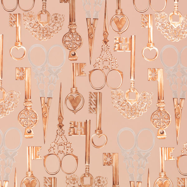 Roxanne Powder, Room Wallcoverings | Romo