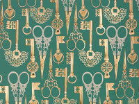 Roxanne - Jade Wallcovering | Romo