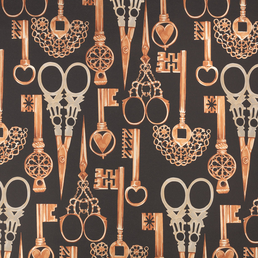 Roxanne Wallpaper Kohl | Romo Europe