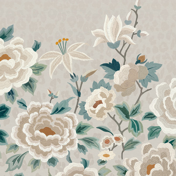 Lavinia Mural, Porcelain Wallcoverings | Romo