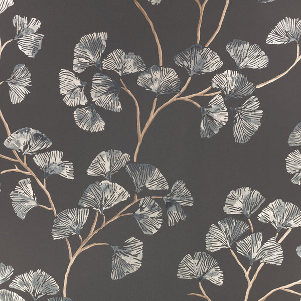 Kiana - Ebony Wallcovering | Romo