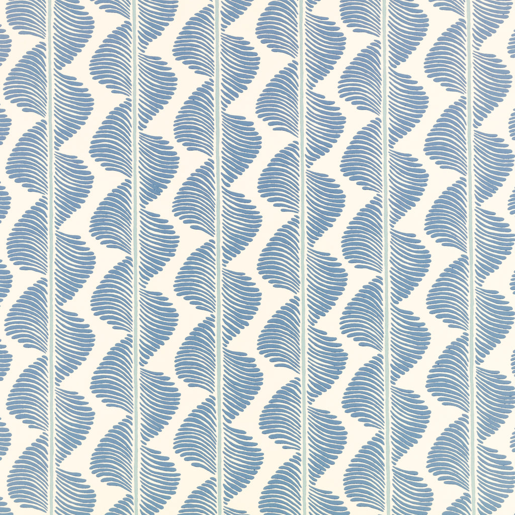 Aubin Wallpaper Boathouse Blue | Romo Europe
