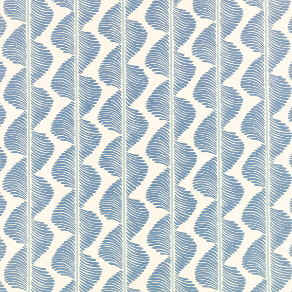 Aubin Wallpaper Boathouse Blue | Romo Europe