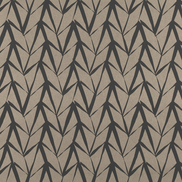 Sascha, Bronze Wallcoverings | Romo