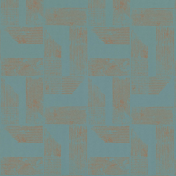 Renzo - Teal Wallcovering | Romo