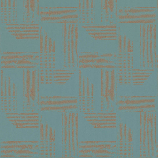 Renzo Wallpaper Teal | Romo Europe