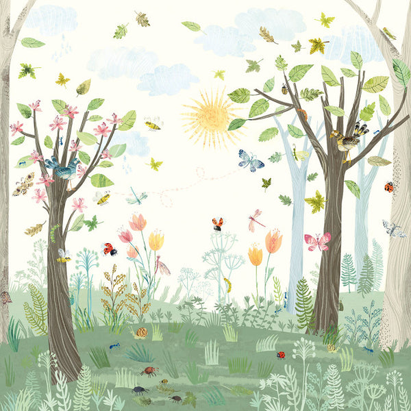 Busy Buzzy Wall - Mural Wallcoverings | Romo