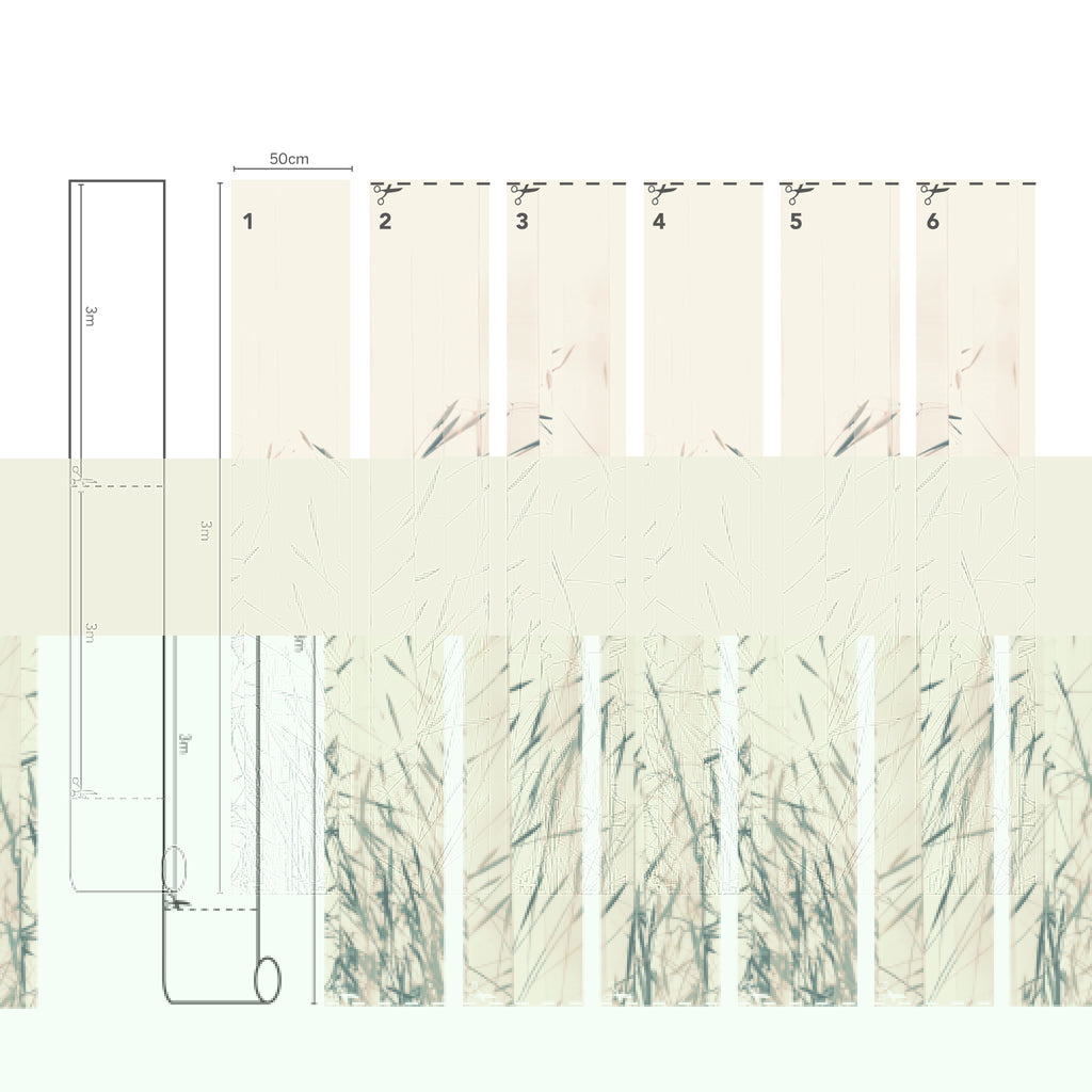 Kishi Wall Mural Oasis | Romo Europe